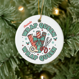 Lustige Weihnachtsdekoration Geschenk für die Verp Keramik Ornament