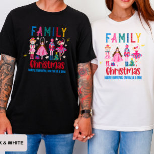 Lustige Weihnachtsfamilie Nussknacker-Ballett T-Shirt