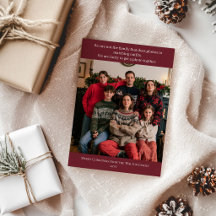 Lustige Weihnachtsfamilienfoto