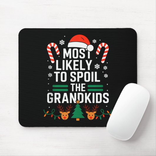 Lustige Weihnachtsfeier - höchstwahrscheinlich bri Mousepad (Mit Mouse)