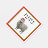 Lustige Weihnachtsfeier Serviette (Ecke)