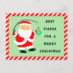 Lustige Weihnachtsferien Postkarte