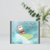 Lustige Weihnachtsferien Postkarte (Stehend Vorderseite)