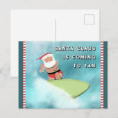 Lustige Weihnachtsferien Postkarte (Vorne/Hinten)