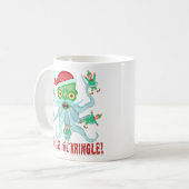 Lustige Weihnachtsfreigabe der Kringle Kaffeetasse (Vorderseite Links)
