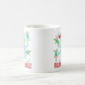 Lustige Weihnachtsfreigabe der Kringle Kaffeetasse (Mittel)
