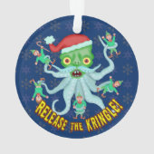 Lustige Weihnachtsfreigabe der Kringle Ornament (Rückseite)