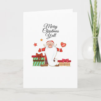 Lustige Weihnachtsgeschenke mit südlichem Weihnach Karte