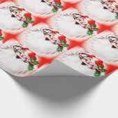 Lustige Weihnachtsgrüße Geschenkpapier (Ecke)
