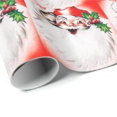 Lustige Weihnachtsgrüße Geschenkpapier (Rolleneckpunkt)