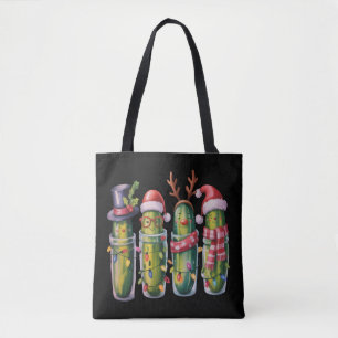 Lustige Weihnachtsgurke Dillgurken Feiertagsgurke  Tasche