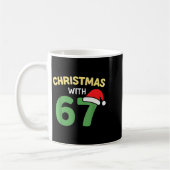 Lustige Weihnachtshemden mit 67 Meme Trendwitz Ge Kaffeetasse (Links)
