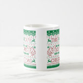 Lustige Weihnachtskaffee-Tasse Kaffeetasse (Mittel)