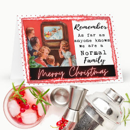 Lustige Weihnachtskarte beste Freundin "Normale Fa Karte