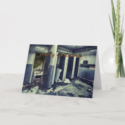 Lustige Weihnachtskarte Feiertagskarte (Vorderseite)