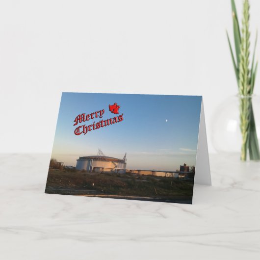 Lustige Weihnachtskarte Feiertagskarte (Vorderseite)