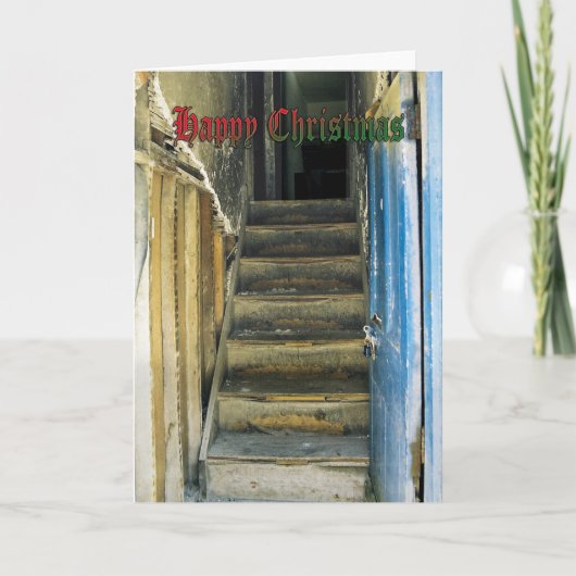 Lustige Weihnachtskarte Feiertagskarte (Vorderseite)