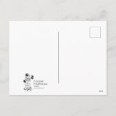 Lustige Weihnachtskarte Feiertagspostkarte (Rückseite)