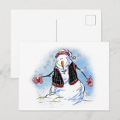 Lustige Weihnachtskarte Feiertagspostkarte (Vorne/Hinten)