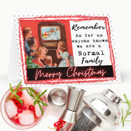 Lustige Weihnachtskarte für ihre beste Freundin mi Dankeskarte