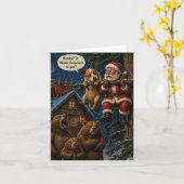 Lustige Weihnachtskarte Karte (Gelbe Blume)