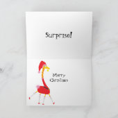 Lustige Weihnachtskarte - personalisierte Karte (Innenseite)