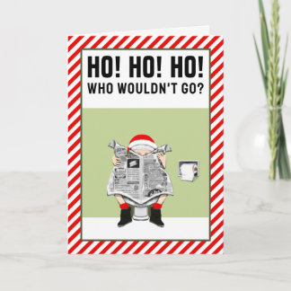 lustige Weihnachtskarten Feiertagskarte