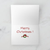 Lustige Weihnachtskarten: Langer Tag Feiertagskarte (Innenseite)