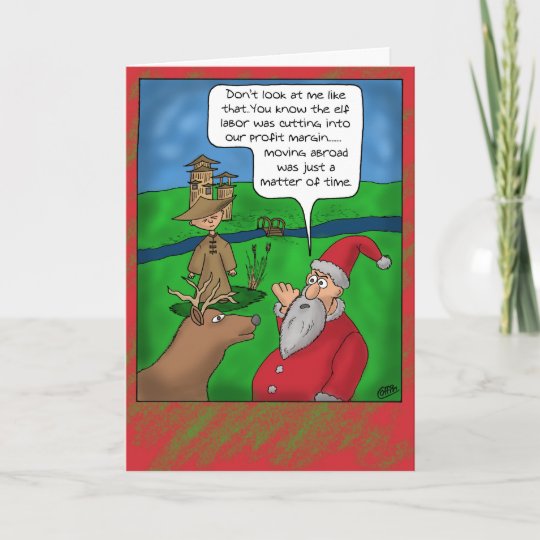 Lustige Weihnachtskarten: Weihnachten im Ausland | Zazzle.de