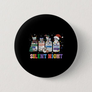 Lustige Weihnachtskrankenschwester Medizinische We Button