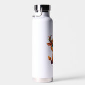 Lustige Weihnachtskuh Lichter Jungen Mädchen Süße Trinkflasche (Rechts)