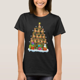 Lustige Weihnachtslicht Santa Chesapeake Bay Retri T-Shirt