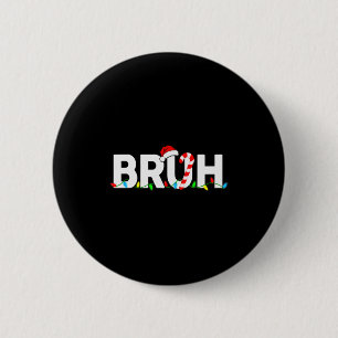 Lustige Weihnachtslichter für Teenager Jungen Kind Button