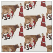 lustige Weihnachtslieder Stoff (Muster)