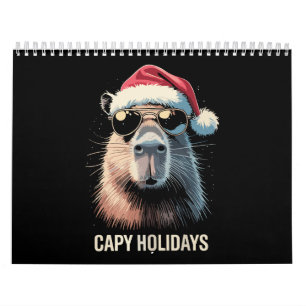 Lustige Weihnachtsmütze Capy Feiertage Xmas Capyba Kalender