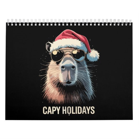 Lustige Weihnachtsmütze Capy Feiertage Xmas Capyba Kalender (Titelbild)