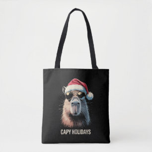 Lustige Weihnachtsmütze Capy Feiertage Xmas Capyba Tasche