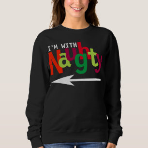 Lustige Weihnachtspaare, die freches u. Nizza #1 Sweatshirt