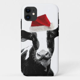 Lustige Weihnachtssankt-Kuh Case-Mate iPhone Hülle