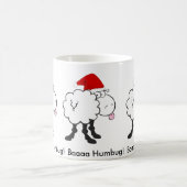 lustige Weihnachtsschafe bah Humbug-Tasse Kaffeetasse (Mittel)