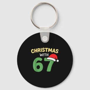 Lustige Weihnachtsshirt mit 67 Meme-Trend-Witz Ge Schlüsselanhänger