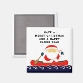 Lustige Weihnachtsstrumpf-Füller Magnet (Vorderseite/Rückseite)