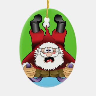 Lustige Weihnachtsverzierung Keramik Ornament