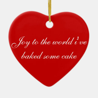 Lustige Weihnachtsverzierung Keramik Ornament