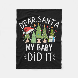 Lustige Weihnachtszitate Sprüche Lieber Santa Mein Fleecedecke