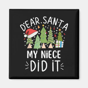 Lustige Weihnachtszitate Sprüche Lieber Santa Mein Magnet