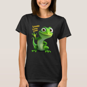 Lustige Weirdcore-Echse-Echse-Echse-Meme-Tier W T-Shirt