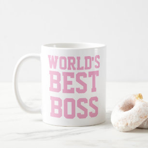 Lustige Welt bester Chef Kaffeetasse