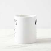 Lustige Welt bester Chef Kaffeetasse (Mittel)