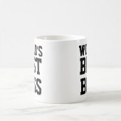 Lustige Welt bester Chef Kaffeetasse (Mittel)